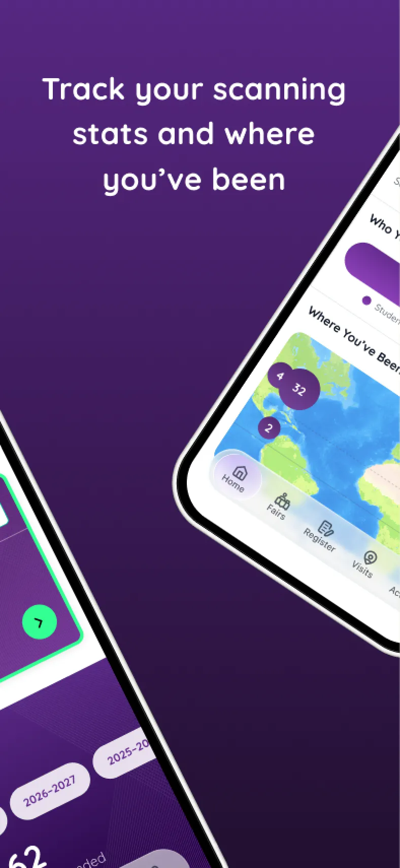 Track your scanning stats and where you've been — StriveScan stats and travel map