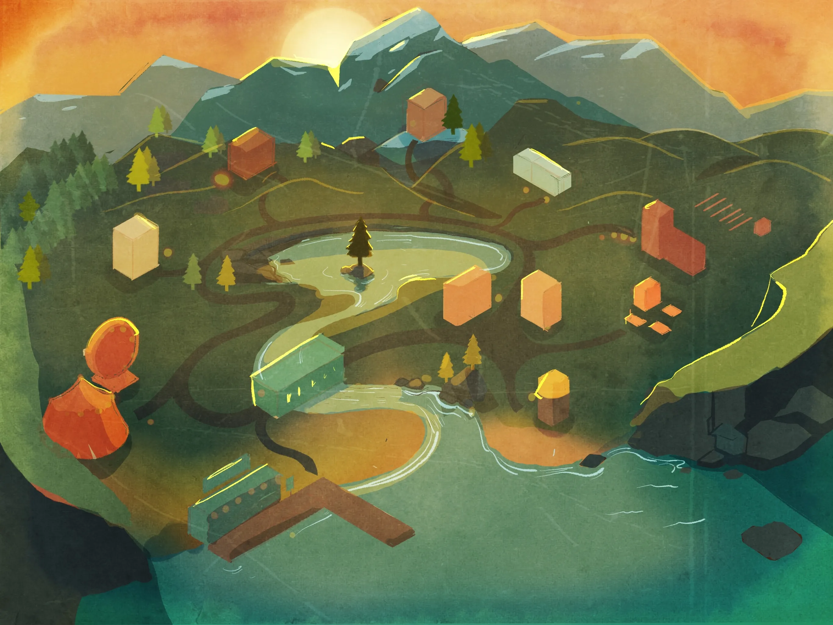 Concept map illustration